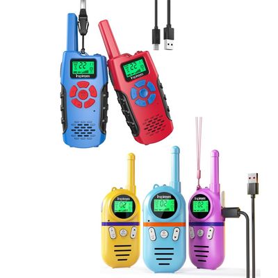 Inspireyes Walkie Talkies for Kids Rechargeable, 48 Hrs Working Time 3 Miles Range 22 Channels 2 Way Radio, Birthday Gifts for Boys Girls,Family Games Outdoor Hiking Camping,3-12 Years Old Toys