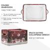 STAYTOP Christmas Bells Large Storage Basket Collapsible Storage Bins Waterproof Laundry Basket with Handle,Used for Home Closets, Offices, Bedrooms 1PCS view 2