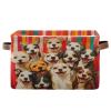 STAYTOP A Group of Cute Dogs Large Storage Basket Collapsible Storage Bins Waterproof Laundry Basket with Handle,Used for Home Closets, Offices, Bedrooms 1PCS view 1