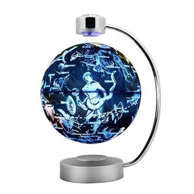 3UOOWWFA Magnetic Levitation Floating Globe, Magnetic Levitation Floating World Map Globe 8 Inch Two Tone Kids Educational Gift Tool Home Office Desk Decoration