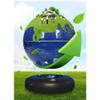 3UOOWWFA Geographical Globe, Floating Globe - with LED Light - 8 Inch Luminous Large Globe - Kids Educational Gift Tool Home Office Desktop Decoration, Gold view 2
