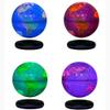 3UOOWWFA Geographical Globe, Floating Globe - with LED Light - 8 Inch Luminous Large Globe - Kids Educational Gift Tool Home Office Desktop Decoration, Gold view 3