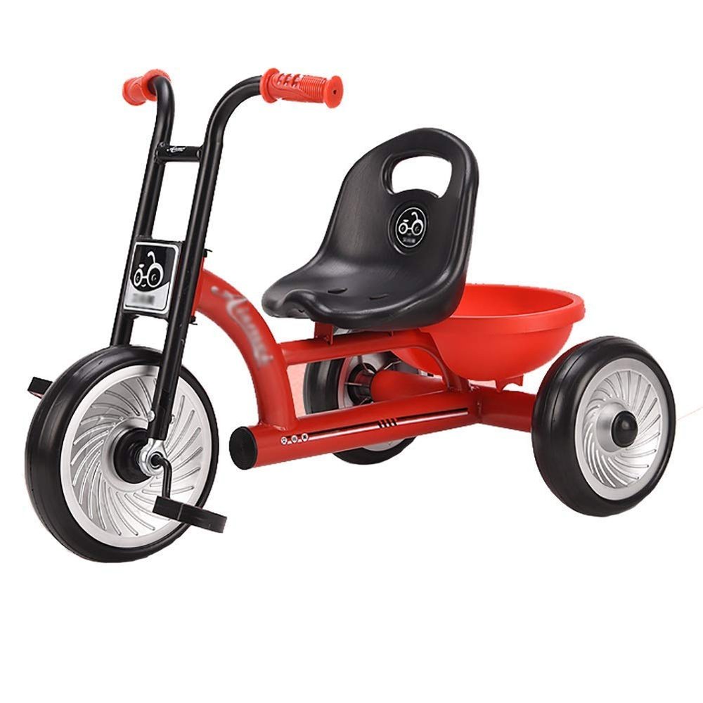 3UOOWWFA Tricycle Trike - Kids with Adjustable Seat, for Girls/Boys/Toddlers, Tricycle for Kids '1-7 Years Old, with Pedals (Color: Pink)