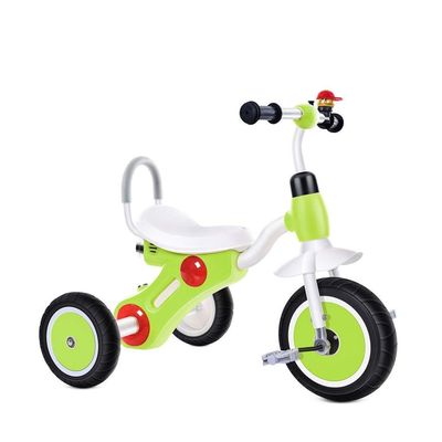 3UOOWWFA Tricycle Trike, Multifunctional Tricycle for Kids with Music Light, Outdoor Tricycle for Babies 2-6 Years Old, 74x57x50cm (Color: Green)