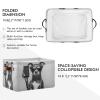 STAYTOP Cool Dog Large Storage Basket Collapsible Storage Bins Waterproof Laundry Basket with Handle,Used for Home Closets, Offices, Bedrooms 2PCS view 2