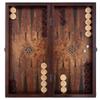 17" inch Handmade Elegant Backgammon Sets for Adults Wood Art Wooden Backgammon Board Set | Solid Rosewood Xmas Gifts for Him, Dad, Anniversary view 2