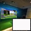 KJLYLPP Golf Simulator Impact Screens Installed On Golf Hitting Net Frame,0.4cm Golf Simulators,Thickened, Cushioned, Muffling, Display Projector Screen (4 * 3m) view 2