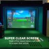 KJLYLPP Golf Simulator Impact Screens Installed On Golf Hitting Net Frame,0.4cm Golf Simulators,Thickened, Cushioned, Muffling, Display Projector Screen (4 * 3m) view 3