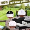 KJLYLPP Golf Simulator Impact Screens Installed On Golf Hitting Net Frame,0.4cm Golf Simulators,Thickened, Cushioned, Muffling, Display Projector Screen (4 * 3m) view 4