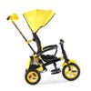3UOOWWFA Tricycle Trike Kids Outdoor Yellow Tricycle, 1-6 Years Old Girls Boys 4 in 1 Push Handle Tricycle, Kids' Sunshade Trike view 4