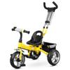 3UOOWWFA Tricycle Trike Kids Outdoor Tricycle, 1-6 Years Old Girls Boys 4 in 1 with Push Handle Tricycle, Kids' Sunshade Trike (Color: White) view 1