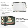 STAYTOP Merry Christmas Lovely Snowman Large Storage Basket Collapsible Storage Bins Waterproof Laundry Basket with Handle,Used for Home Closets, Offices, Bedrooms 1PCS view 2
