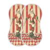 STAYTOP 2PCS Happy Santa Claus Baby Burp Cloths- Burping Cloths for Baby Boys Girls and Newborn Towel,Large Absorbent Burp Cloths view 1