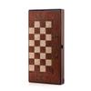 17" inch Handmade Classic Backgammon Sets for Adults Wood Art Solid Inlaid Wooden Backgammon Board Set | Solid Rosewood Xmas Gifts for Him, Dad, Anniversary view 3