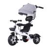 3UOOWWFA Tricycle Trike Kids Outdoor Tricycle, 1-6 Years Old Girls Boys 4 in 1 with Push Handle Tricycle, Kids' Sunshade Trike with Plated Push Rod, 4 Colors (Color: White) view 1