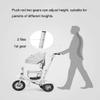 3UOOWWFA Tricycle Trike Kids Outdoor Tricycle, 1-6 Years Old Girls Boys 4 in 1 with Push Handle Tricycle, Kids' Sunshade Trike with Plated Push Rod, 4 Colors (Color: White) view 2