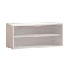 2 Layer Display Cabinets With Acrylic Doors, Figures Display Case, Collectibles Organizer, Floor Standing/Countertop Toy Models Storage Showcase For Home Office Playroom(White,80x30x35CM/31.50x11.81x1 view 1