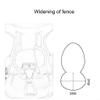 3UOOWWFA Three-Wheeled Trike, Children's Tricycle with Sunshade, 1-6 Year Old Baby Outdoor Tricycle Rear Button Fence Design, red view 2