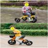 3UOOWWFA Tricycle Trike, Multifunctional Children's Tricycle, Outdoor Tricycle for Babies 2-5 Years Old, 58x73cm (Color: Yellow) view 3