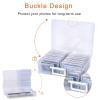 Acrylic Storage Box Set Clear Photo Container Large Capacity Smooth Edge Burr Free Dustproof Transparent Photo Organizer Box view 4