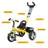 3UOOWWFA Tricycle Trike - 2in1 Kids' Tricycle with Push Handle/Rubber Wheels/Safety Harness, for 1-5 Year Old Boys/Girls, Toddler Bike (Color: White) view 2
