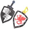 Dusky Shark Foam Swords & Shields 2-Pack  Ninja Warrior Theme view 3