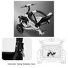 3UOOWWFA Tricycle Trike Kids Outdoor Tricycle, 1-6 Years Old Girls Boys 4 in 1 Push Handle Tricycle with Kids' Sunshade Trike, 3 Colors (Color: Gray) view 3