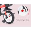 3UOOWWFA Tricycle Trike, Kids Toy Bike 1-5 Years Old Children Outdoor Red Hand Push Bike, with Adjustable Push Rod, 60x79x101cm view 2