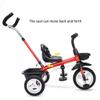 3UOOWWFA Tricycle Trike, Kids Toy Bike 1-5 Years Old Children Outdoor Red Hand Push Bike, with Adjustable Push Rod, 60x79x101cm view 3