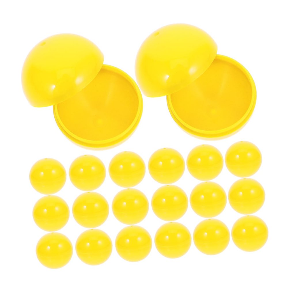 CIMAXIC 30pcs Small Balls Lightweight Party Favors Hollow Plastic Balls for Games Raffle Balls Easy Opening