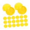 CIMAXIC 30pcs Small Balls Lightweight Party Favors Hollow Plastic Balls for Games Raffle Balls Easy Opening view 1