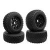 FLMLF Off-Road Nail Tyre Front Rear Wheel Tire 170X60/80mm for 1/5 HPI ROFUN BAHA KM ROVAN Baja 5B SS Rc Car Parts (Black) view 1