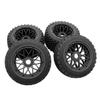 FLMLF Off-Road Nail Tyre Front Rear Wheel Tire 170X60/80mm for 1/5 HPI ROFUN BAHA KM ROVAN Baja 5B SS Rc Car Parts (Black) view 2