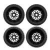 FLMLF Off-Road Nail Tyre Front Rear Wheel Tire 170X60/80mm for 1/5 HPI ROFUN BAHA KM ROVAN Baja 5B SS Rc Car Parts (Black) view 3