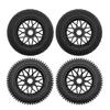FLMLF Off-Road Nail Tyre Front Rear Wheel Tire 170X60/80mm for 1/5 HPI ROFUN BAHA KM ROVAN Baja 5B SS Rc Car Parts (Black) view 4