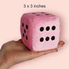Bunco Game Kit with Crystal Tote Bag - Includes 9 Pink Dice, Bunco Score Sheets, Pencils, Bell, & 3 Inch Plush Dice W/Extra Score Sheets view 4