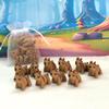 10pcs 3D Printed Christmas Reindeers, Articulated Mini Reindeers, Fidget Christmas Animal Reindeers, Fidget Mini Animal Toy - AR001-10X view 1