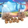 10pcs 3D Printed Christmas Reindeers, Articulated Mini Reindeers, Fidget Christmas Animal Reindeers, Fidget Mini Animal Toy - AR001-10X view 2