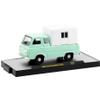 1965 Econoline Pickup Truck with Camper Shell Mint Green and White Limited Edition to 4400 Pieces Worldwide 1/64 Diecast Model Car by M2 31500-HS16 view 1