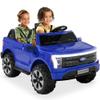 Best Choice Products Licensed Ford F-150 Lightning Truck Kids 24V 2-Seater Electric Ride On Car Toy w/ 132lb Weight Capacity, Parent Control - Blue view 1
