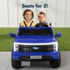 Best Choice Products Licensed Ford F-150 Lightning Truck Kids 24V 2-Seater Electric Ride On Car Toy w/ 132lb Weight Capacity, Parent Control - Blue view 3