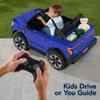 Best Choice Products Licensed Ford F-150 Lightning Truck Kids 24V 2-Seater Electric Ride On Car Toy w/ 132lb Weight Capacity, Parent Control - Blue view 4