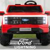 Best Choice Products Licensed Ford F-150 Lightning Truck Kids 24V 2-Seater Electric Ride On Car Toy w/ 132lb Weight Capacity, Parent Control - Red view 2