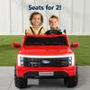 Best Choice Products Licensed Ford F-150 Lightning Truck Kids 24V 2-Seater Electric Ride On Car Toy w/ 132lb Weight Capacity, Parent Control - Red view 3