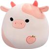Squishmallows Original 8-Inch Lilaz The Peach Cow - Official Jazwares Fall Plush - Collectible Soft & Squishy Cider Stuffed Animal Toy - Add to Your Squad - Gift for Kids, Girls & Boys view 2