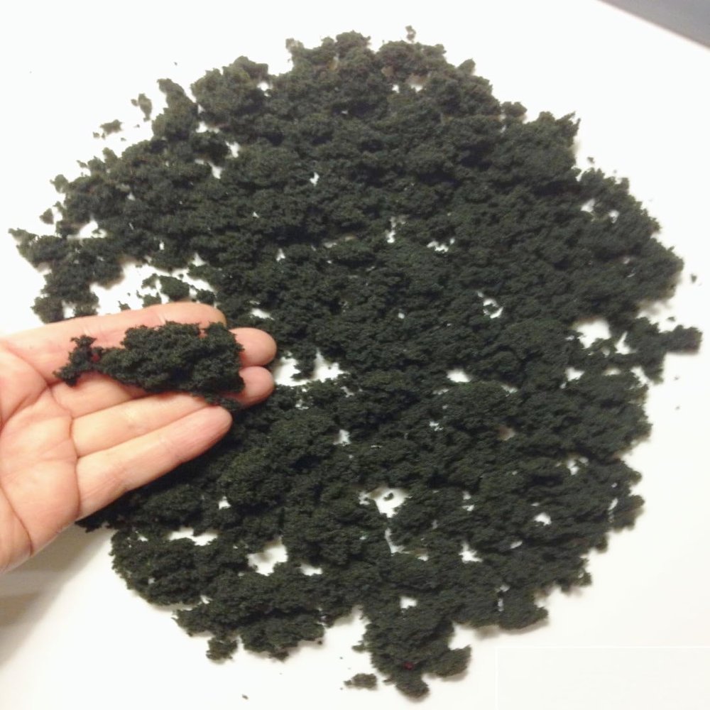 Morezmore M00107 1.5oz Faux Moss for Miniature Dollhouse Landscape Settings Forest Conifer Green Diorama Foliage 1.5 oz Fake Artificial Plants QC1