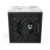 UbeCube CratePlay Storage Kit for Building Blocks, Includes Crate, Topper and Bag, Black Crate, Gray Topper (Black Crate - Moon Topper) view 2