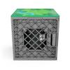 UbeCube CratePlay Storage Kit for Building Blocks, Includes Crate, Topper and Bag, Black Crate, Gray Topper (Gray Crate - Jungle Topper) view 2