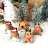 5pcs 3D Printed Christmas Reindeers with Santa Hat and Scarf, Articulated Mini Reindeers, Fidget Christmas Animal Reindeers, Fidget Mini Animal Toy - AR001-5X view 4