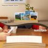 4Pcs Playing Curved Playing Card Rack Holder Space Saving Playing Card Organizer Holder Wood Playing Card Display Rack Smooth Playing Card Display Holder for Card Game view 4